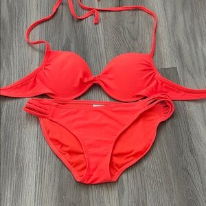 Xhilaration Neon Pink Bikini Set